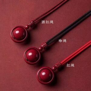 Time running pendant for men and women, transport bead necklace for safety, collarbone chain