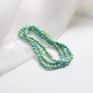 Small Fresh Natural Hubei Blue Turquoise Bracelet New Chinese Natural Stone Bracelet High Porcelain Simplicity