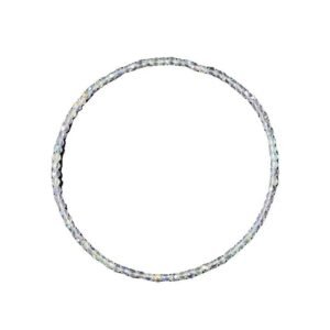 2mm Ultra Fine Shijia Crystal Sparkling Women's Transparent White Crystal Bracelet