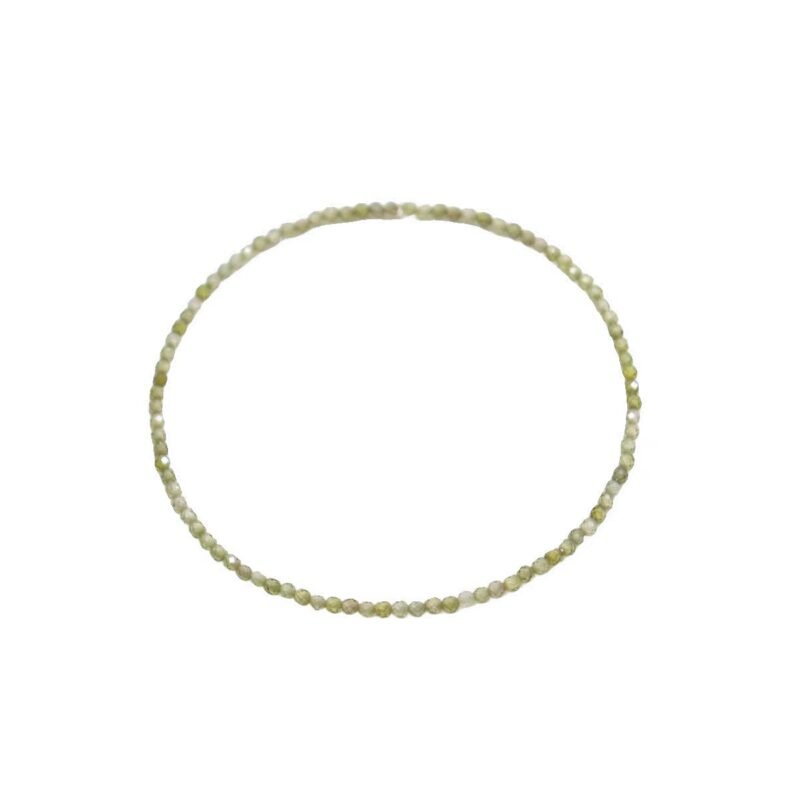 Fine Crystal Zircon Bracelet Texture Olive Green Grape Purple Colorful Bracelet.