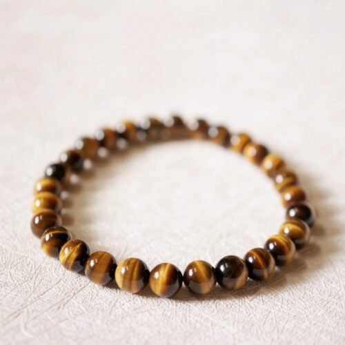 Natural Yellow Tiger Eye Stone Bracelet for Men and Women