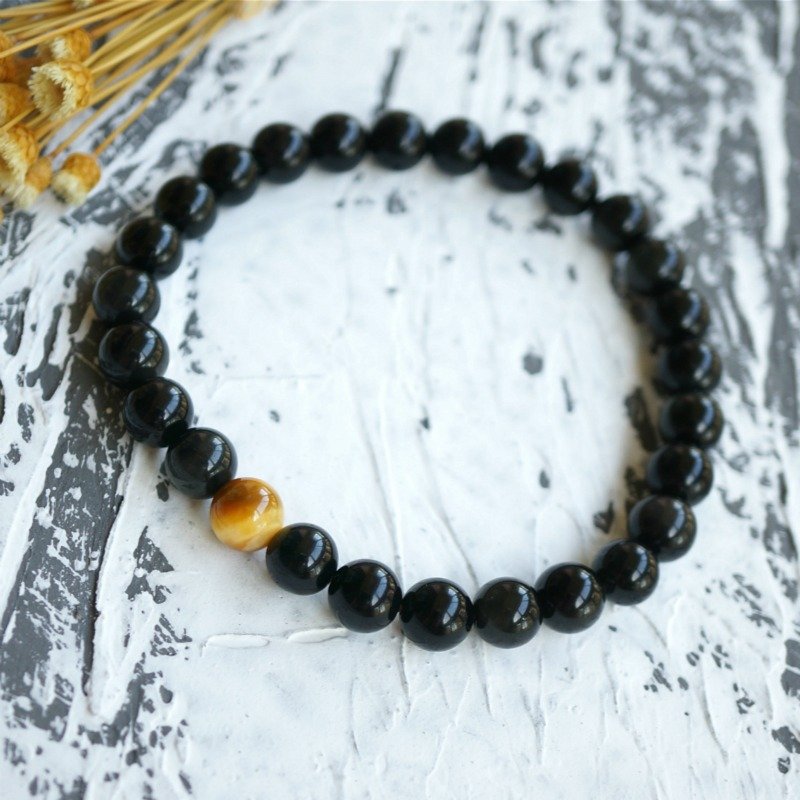 Natural Obsidian Bracelet
