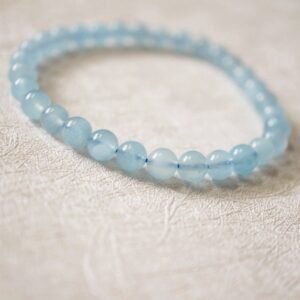 Natural ice blue gemstone bracelet
