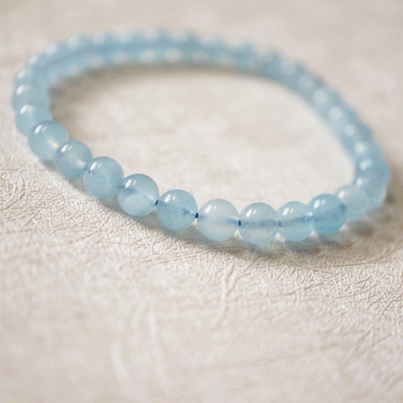 Natural ice blue gemstone bracelet