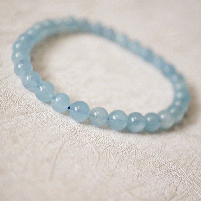 Natural ice blue gemstone bracelet