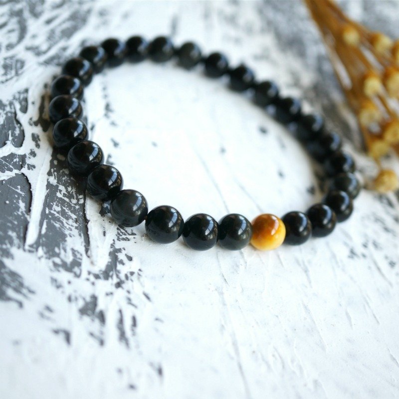 Natural Obsidian Bracelet