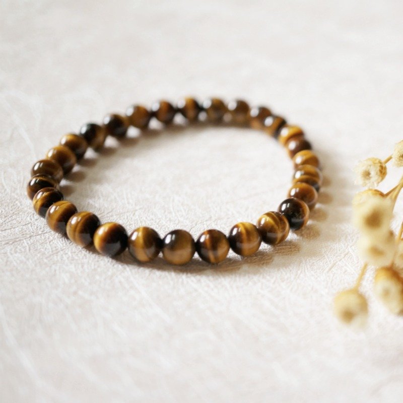 Natural Yellow Tiger Eye Stone Bracelet for Men and Women