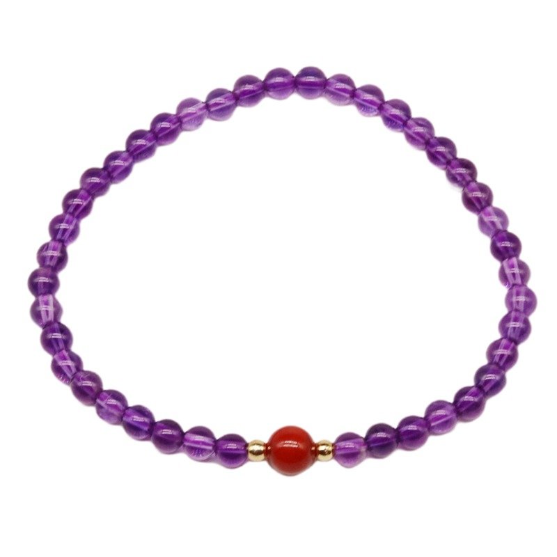 Natural amethyst bracelet