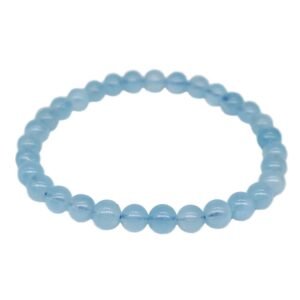 Natural ice blue gemstone bracelet