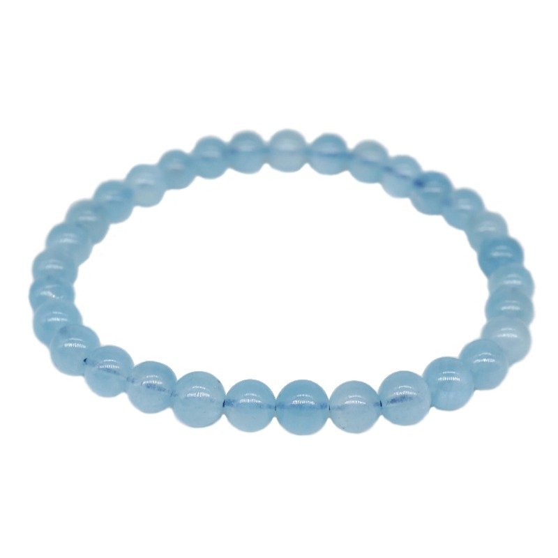 Natural ice blue gemstone bracelet