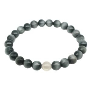 White Moonlight Stone Bracelet